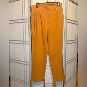 Grace Karin Mustard Crop Pants